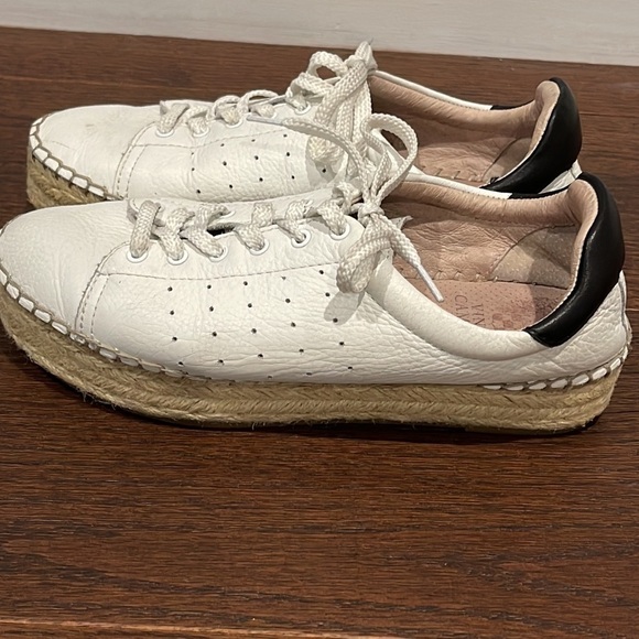 Vince Camuto White Women’s Flat Espadrilles Size 7 - Picture 4 of 8